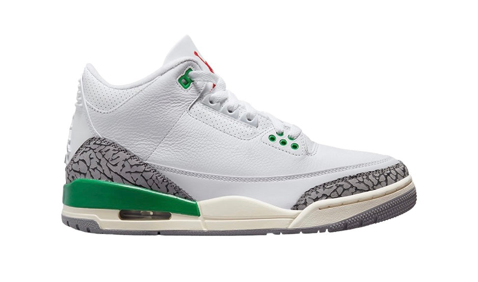 Jordan 3 Retro “Lucky Green”(W)