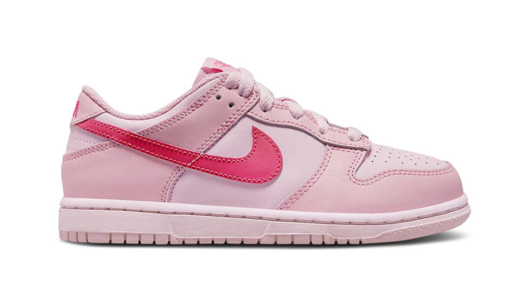 Pre-School Nike Dunk Low Retro”Triple Pink”(PS)