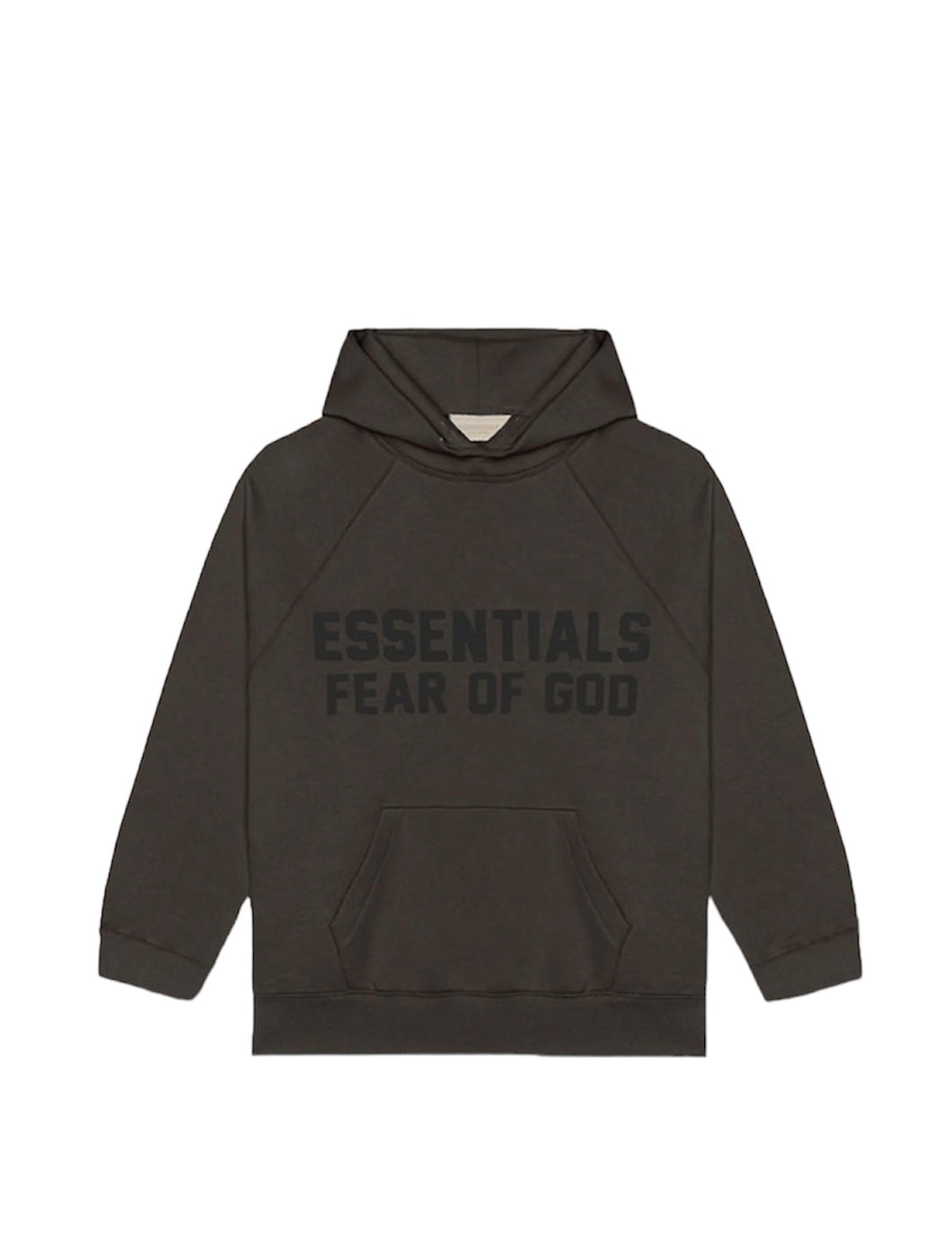 Essentials Fear Of God Off Black Hoodie